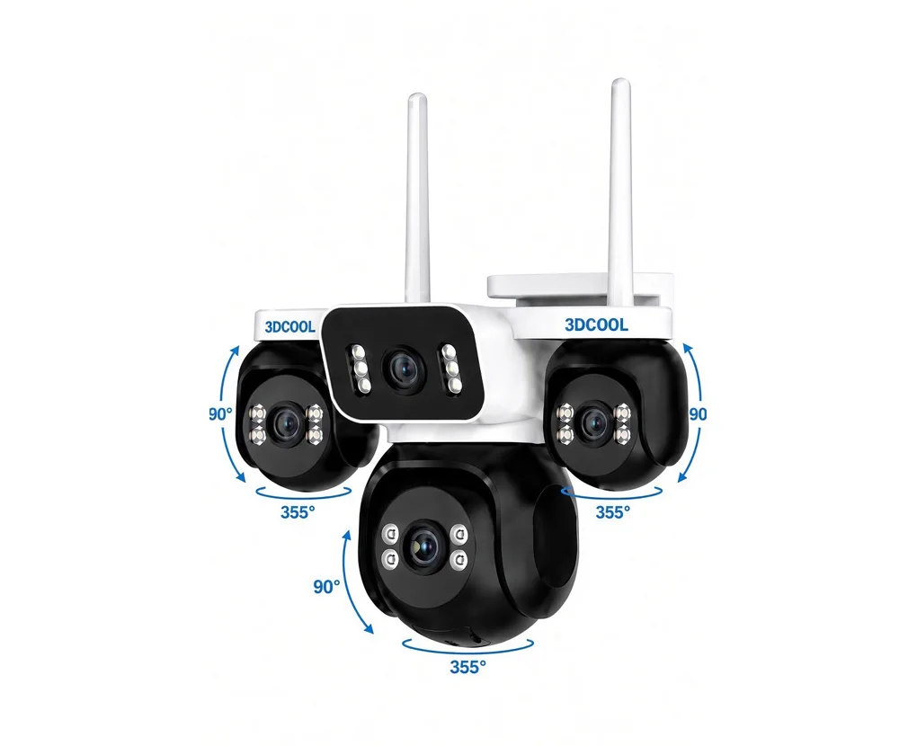 3DCOOL 3D-1400WF 8MP 4 KAMERALI KABLOSUZ WIFI KAMERA